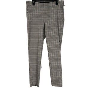 Maurices Plaid Skinny Pants Women's L Houndstooth Stretchy
